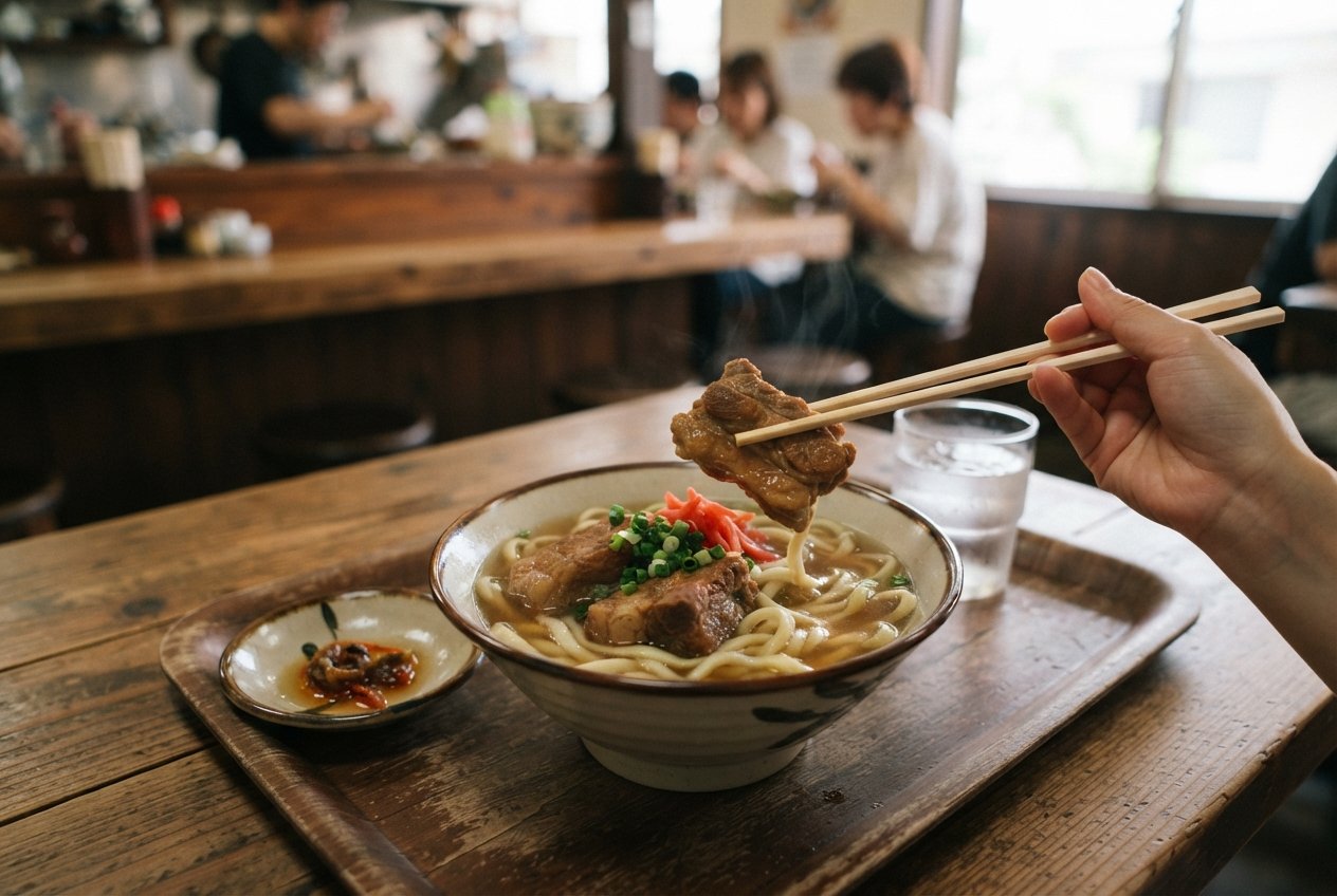 近くのソーキそばの選び方｜だし・麺・ソーキで見比べる店探しのコツ｜三川食堂